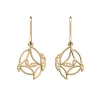 Boucles d'oreilles Les Georgettes Arbre de vie_x005f_x000D_dorées Collection Les Intemporels