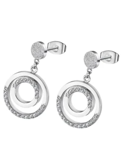 Boucles d'oreilles Lotus Style collection_x005f_x000D_Urban Woman circle