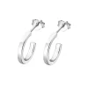 Boucles d'oreilles Lotus Silver argent
