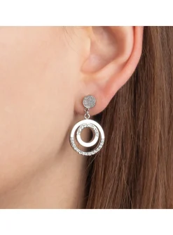 Boucles d'oreilles Lotus Style collection_x005f_x000D_Urban Woman circle