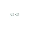 Boucles d'oreilles or blanc 9 carats oxydes5 mm