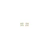 Boucles d'oreilles oxydes de zirconium or jaune9 carats
