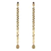 Boucles d'oreilles pendantes Les Cadettes Radieuse_x005f_x000D_dorées longues