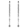 Boucles d'oreilles pendantes Les Cadettes Radieuse_x005f_x000D_argentées longues