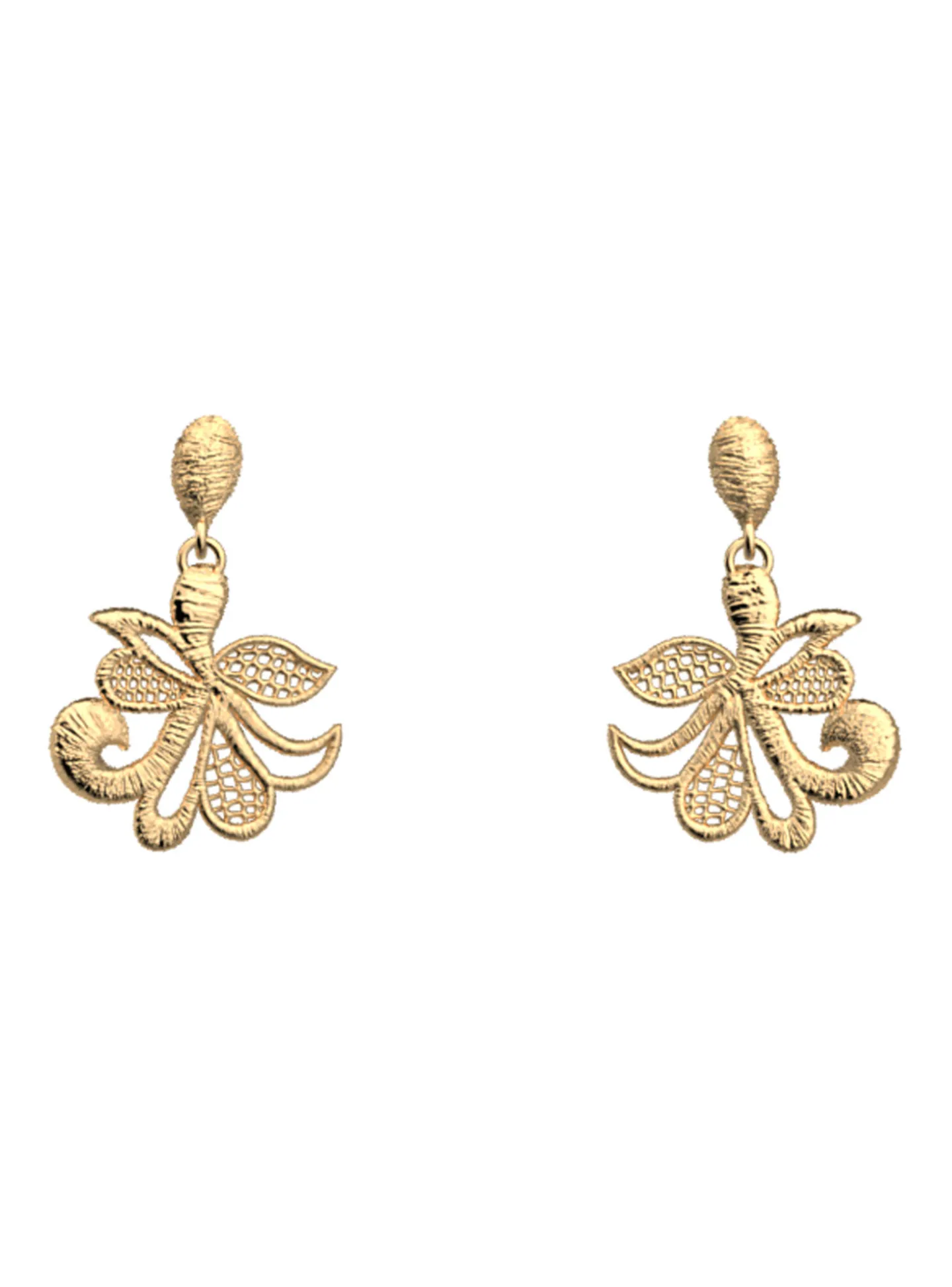 Boucles d'oreilles pendantes Les Georgettes_x005f_x000D_collection Bouquet 23 mm