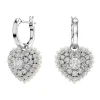 Boucles d'oreilles pendantes Swarovski Hyperbola_x005f_x000D_coeur