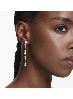 Boucles d'oreilles pendantes Swarovski_x005f_x000D_Constella argenté