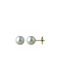 Boucles d'oreilles perles de culture or 18 carats_x005f_x000D_7/7,5mm