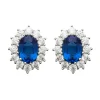 Boucles d'oreilles puces Brillaxis marquise argent