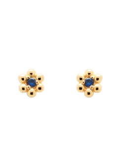 Boucles d'oreilles puces PDPaola Marguerite dorées