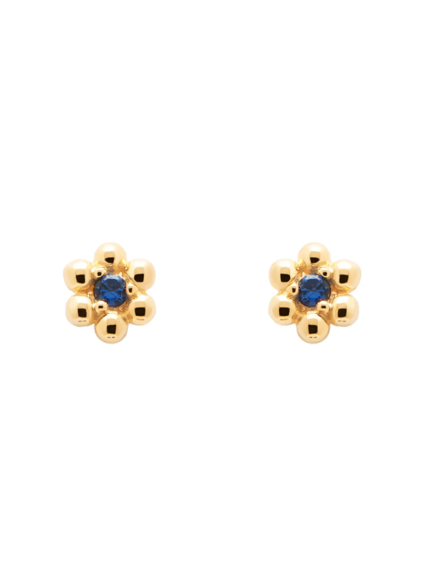 Boucles d'oreilles puces PDPaola Marguerite dorées