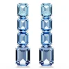 Boucles d'oreilles Swarovski Millenia bleues