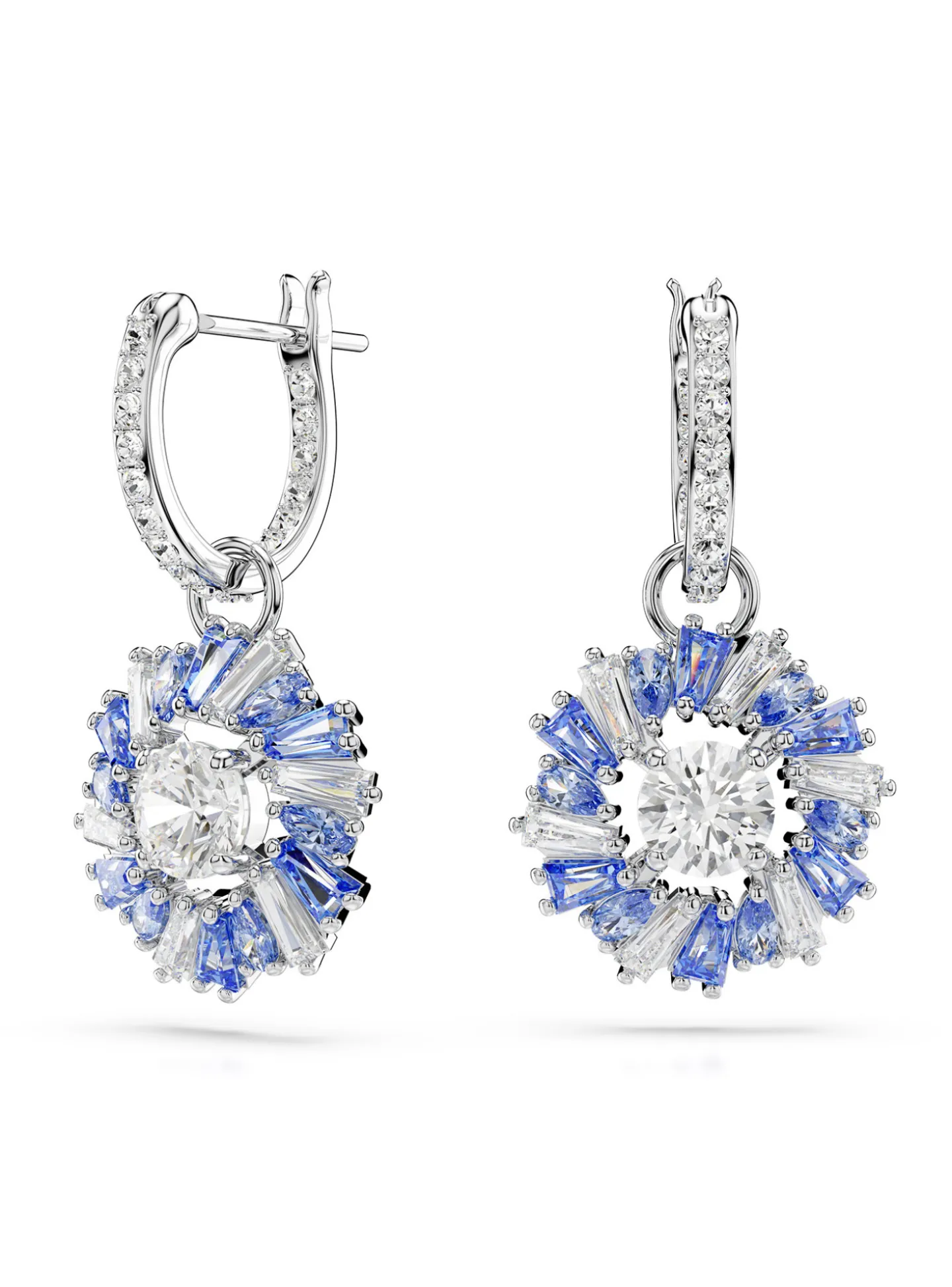 Boucles d'oreilles Swarovski Idyllia fleurs bleues