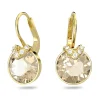 Boucles d'oreilles Swarovski Bella V dorées