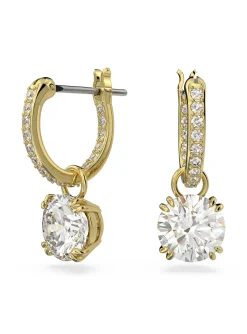 Boucles d'oreilles Swarovski Constella dorées