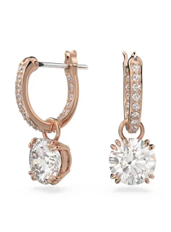 Boucles d'oreilles Swarovski Constella rosées