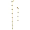 Boucles d'oreilles Swarovski asymetriques Constella_x005f_x000D_ton or jaune