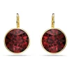 Boucles d'oreilles Swarovski Bella doré rouge