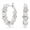 Boucles d'oreilles Swarovski Matrix cristal et perle