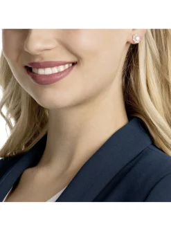 Boucles d'oreilles Swarovski Sunshine rosées