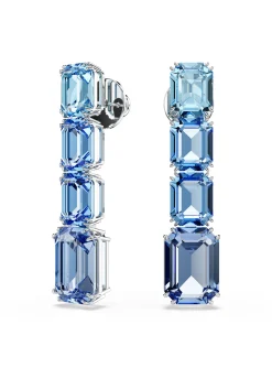 Boucles d'oreilles Swarovski Millenia bleues