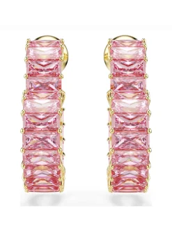 Boucles d'oreilles Swarovski Matrix Coeur_x005f_x000D_doré et rose