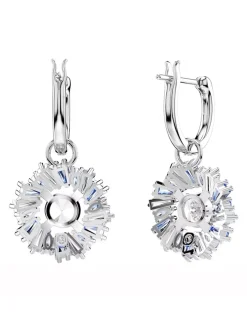 Boucles d'oreilles Swarovski Idyllia fleurs bleues