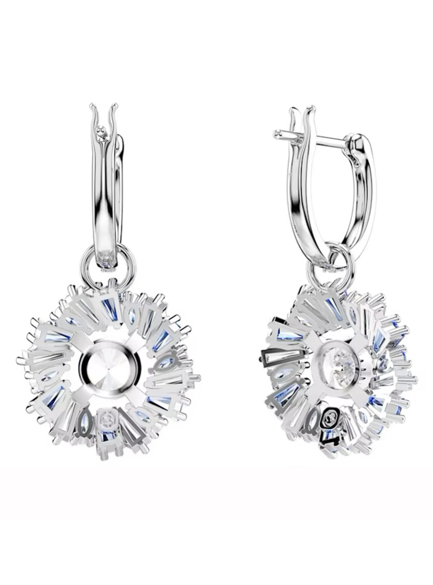 Boucles d'oreilles Swarovski Idyllia fleurs bleues