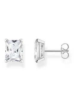 Boucles d'oreilles Thomas Sabo argent oxyde_x005f_x000D_rectangulaire