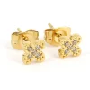 Boucles d'oreilles Zag Bijoux Mini Boa acier doré