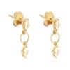 Boucles d'oreilles Zag Bijoux Deneba acier doré