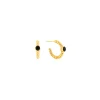 Boucles d'oreilles Zag Bijoux Zana acier doré