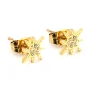 Boucles d'oreilles Zag Bijoux Isaac petites_x005f_x000D_acier doré