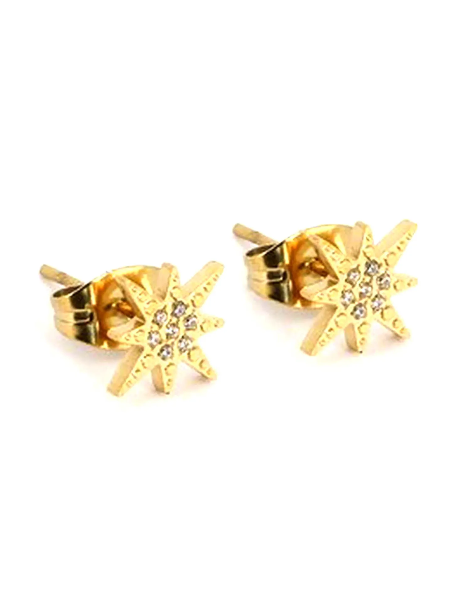 Boucles d'oreilles Zag Bijoux Isaac petites_x005f_x000D_acier doré