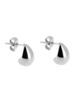 Boucles d'oreilles Zag Bijoux Larme acier
