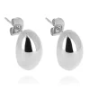 Boucles d'oreilles Zag Bijoux Rosee acier