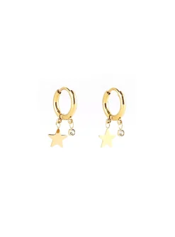 Boucles d'oreilles Zag Bijoux Lucky Star zirconium
