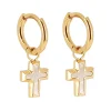 Boucles d'oreilles Zag Bijoux Olyde acier doré
