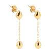 Boucles d'oreilles Zag Bijoux Dilys acier doré