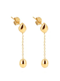 Boucles d'oreilles Zag Bijoux Dilys acier doré