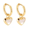 Boucles d'oreilles Zag Bijoux Cintra acier doré