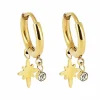 Boucles d'oreilles Zag Bijoux Cap-Skirring acier_x005f_x000D_doré