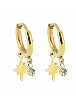Boucles d'oreilles Zag Bijoux Cap-Skirring acier_x005f_x000D_doré