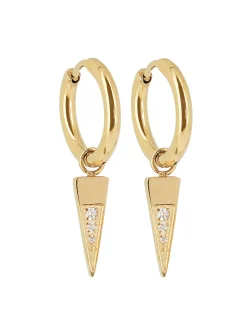 Boucles d'oreilles Zag Bijoux Maipu acier doré