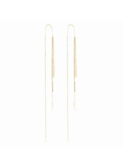 Boucles d'oreilles Zag Bijoux Bonito acier doré