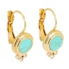 Boucles d'oreilles Zag BIjoux turquoise