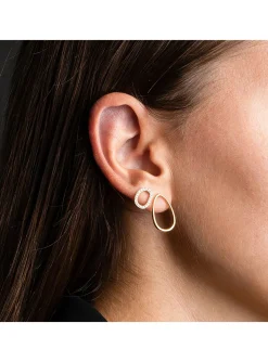 Boucles d'oreilles Zag Bijoux Apolo acier doré