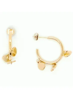 Boucles d'oreilles Zag dorées