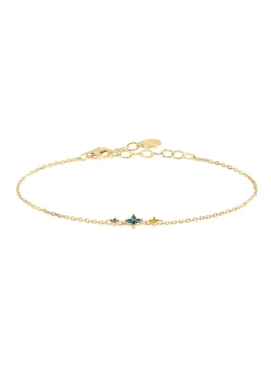 Bracelet Agatha Beloved argent doré 3 motifs oxydesmulticolores