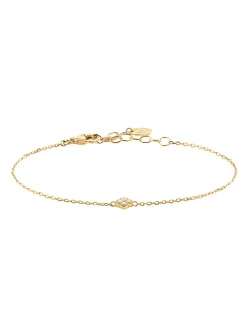Bracelet Agatha Beloved argent doré fleur